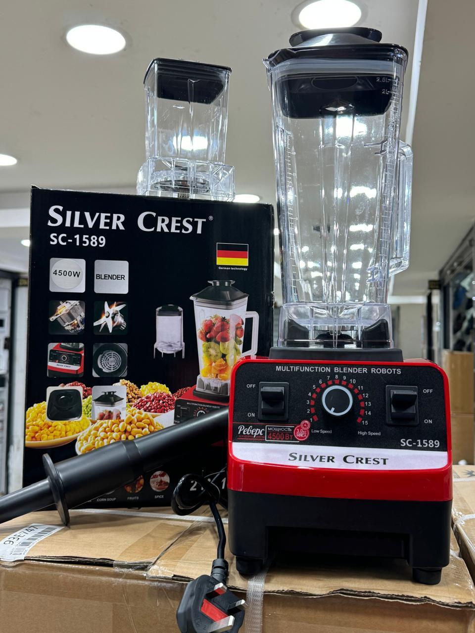 🥤🔥 Silver Crest SC-1589 Blender – 4500W Power Machine 🔥🥤🔥Upgrade your kitchen with the Silver Crest SC-1589 Blender, a powerful 4500W multifunction machine built for