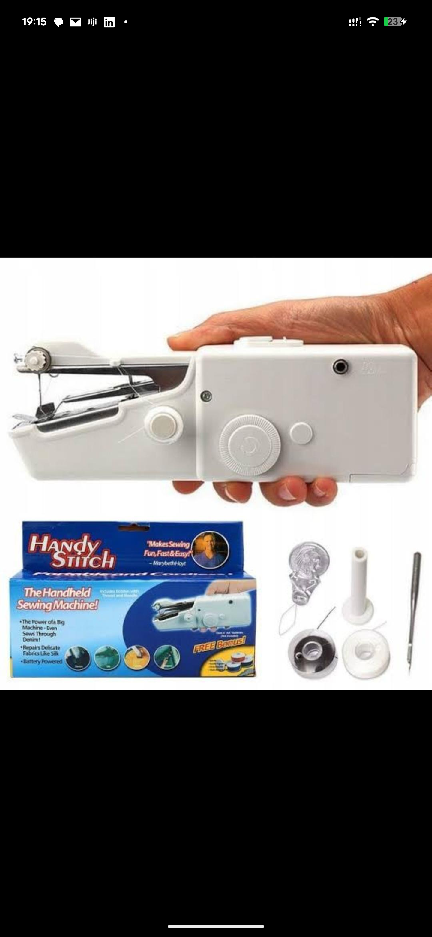 🧵✨ Handy Stitch Handheld Sewing Machine – Portable & Cordless ✨🧵🔥Fix, stitch, and repair on the go with the Handy Stitch Handheld Sewing Machine. This compact and ligh
