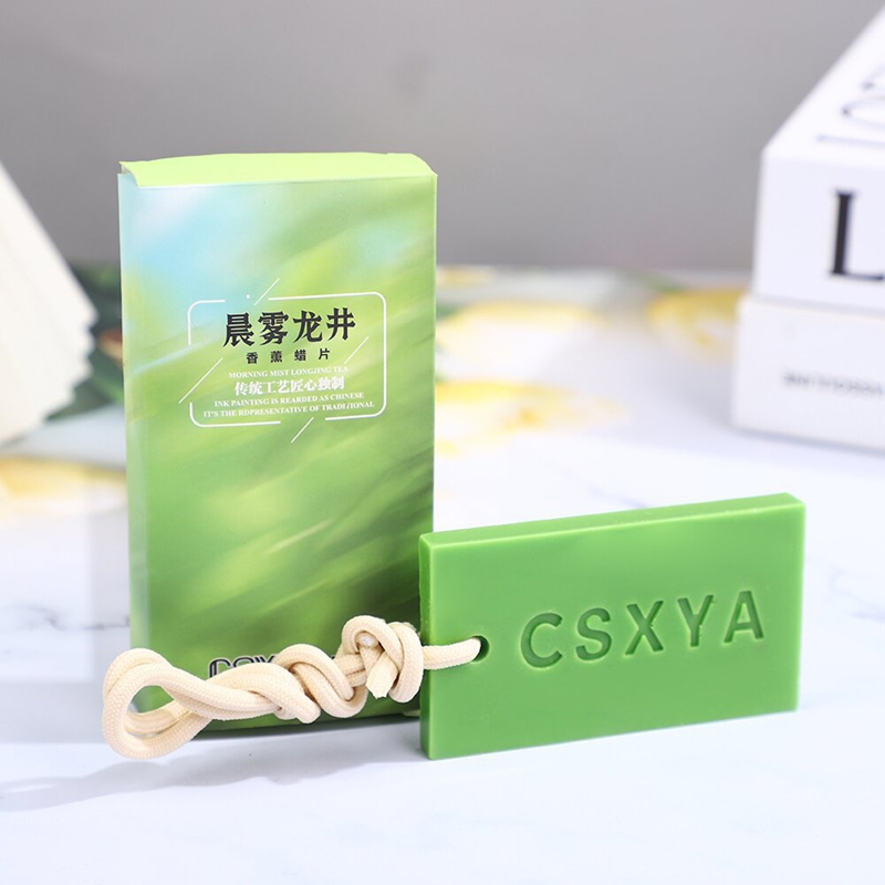 CSXYA Car Air Freshener Hanging Wax Tablet, Long-Lasting Scented Aromatherapy, Rearview Mirror Ornament, 3 Fragrances Optional, Odor Eliminator for Auto Interior