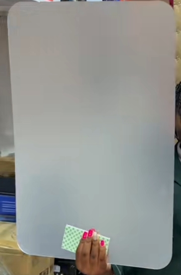 PEEL AND STICK MIRROR IS A MODERN, LIGHTWEIGHT AND EASY-TO-USE MIRROR DESIGNED TO GIVE YOU A STYLISH REFLECTIVE SURFACE WITHOUT THE NEED FOR DRILLING OR NAILS 🪞✨ PERFECT FOR HOMES, OFFICES, DORM ROOM