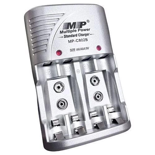 [ FREE GIFT ] Multiple Power Rechargeable Battery Charger-AA/AAA 9V PLUS BATTERY (1 Pair)