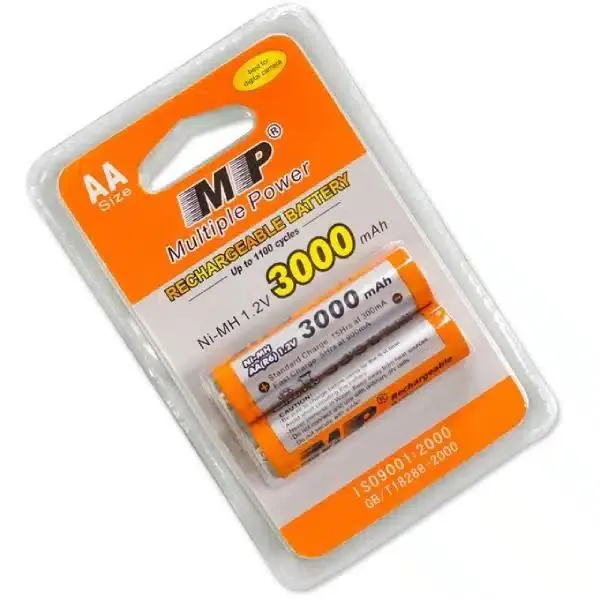 [ FREE GIFT ] Multiple Power Rechargeable Battery Charger-AA/AAA 9V PLUS BATTERY (1 Pair)