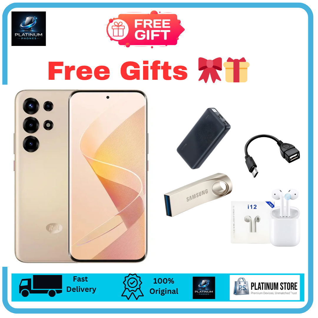 [Anniversary Deal] itel S26 Ultra 256GB+16(8+8)GB Curved 6.8" 144Hz AMOLED Display 50MP Camera Massive 6000mAh Battery 18W Fast Charging Under-Display Fingerprint itel Super 26 Ultra AI Smartphone