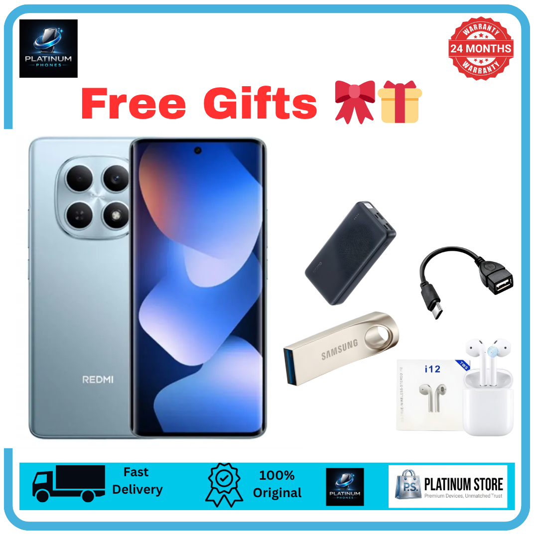 [FREE GIFTS🔥] XIAOMI Redmi Note 15 256GB+16(8+8)GB Curved Screen 6.77" 120Hz AMOLED Display 108MP Camera 6000mAh Battery 33W Hyper Charge Under-Display Fingerprint AI Smartphone