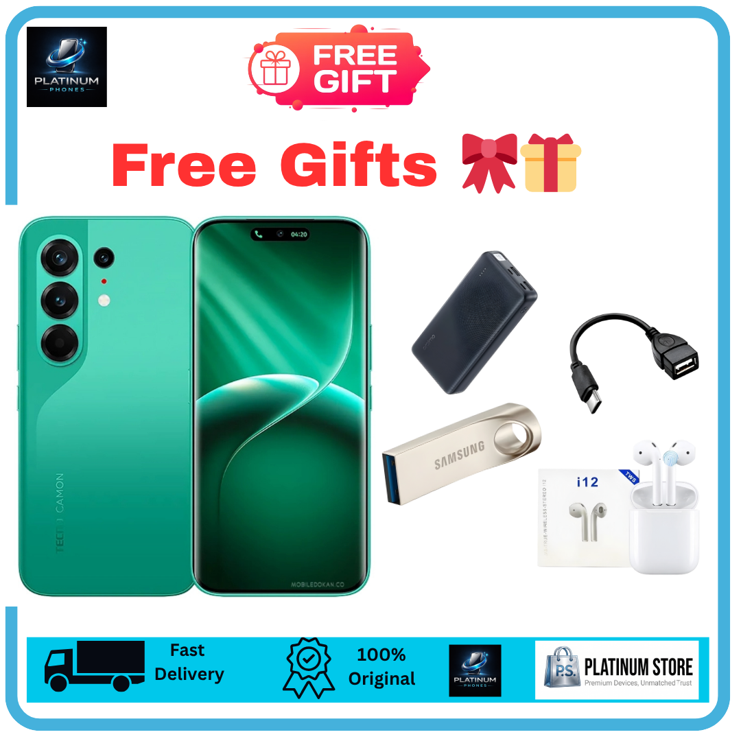 [Anniversary Offer] TECNO Camon 50 Pro 256GB+16(8+8)GB 6.78" Curved AMOLED 144Hz Display Dual SIM 50+50+8MP Back Camera 6150mAh Battery 45W Fast Charging Under-Display Fingerprint TECNO AI Smartphone