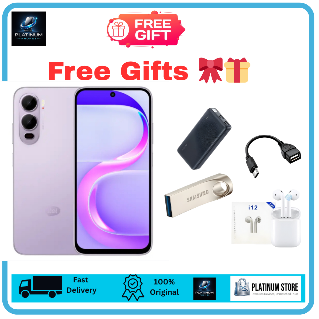 [Anniversary Special] itel City 200 128GB+8(4+4)GB 6.78" IPS LCD 120Hz Display 50MP Back Camera 5200mAh Battery 18W Fast Charging Dual SIM Fingerprint Unlock Android Smartphone
