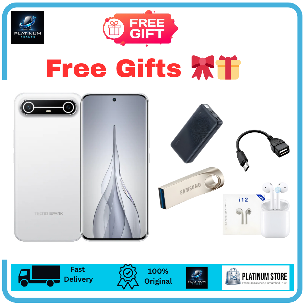 [Anniversary Offer] TECNO Spark Slim 256GB+16(8+8)GB 6.78" Curved AMOLED 144Hz Display 50MP Camera Rear Camera 5160mAh Battery 45W Fast Charging Under-Display Fingerprint Dual SIM IP64 Smartphone