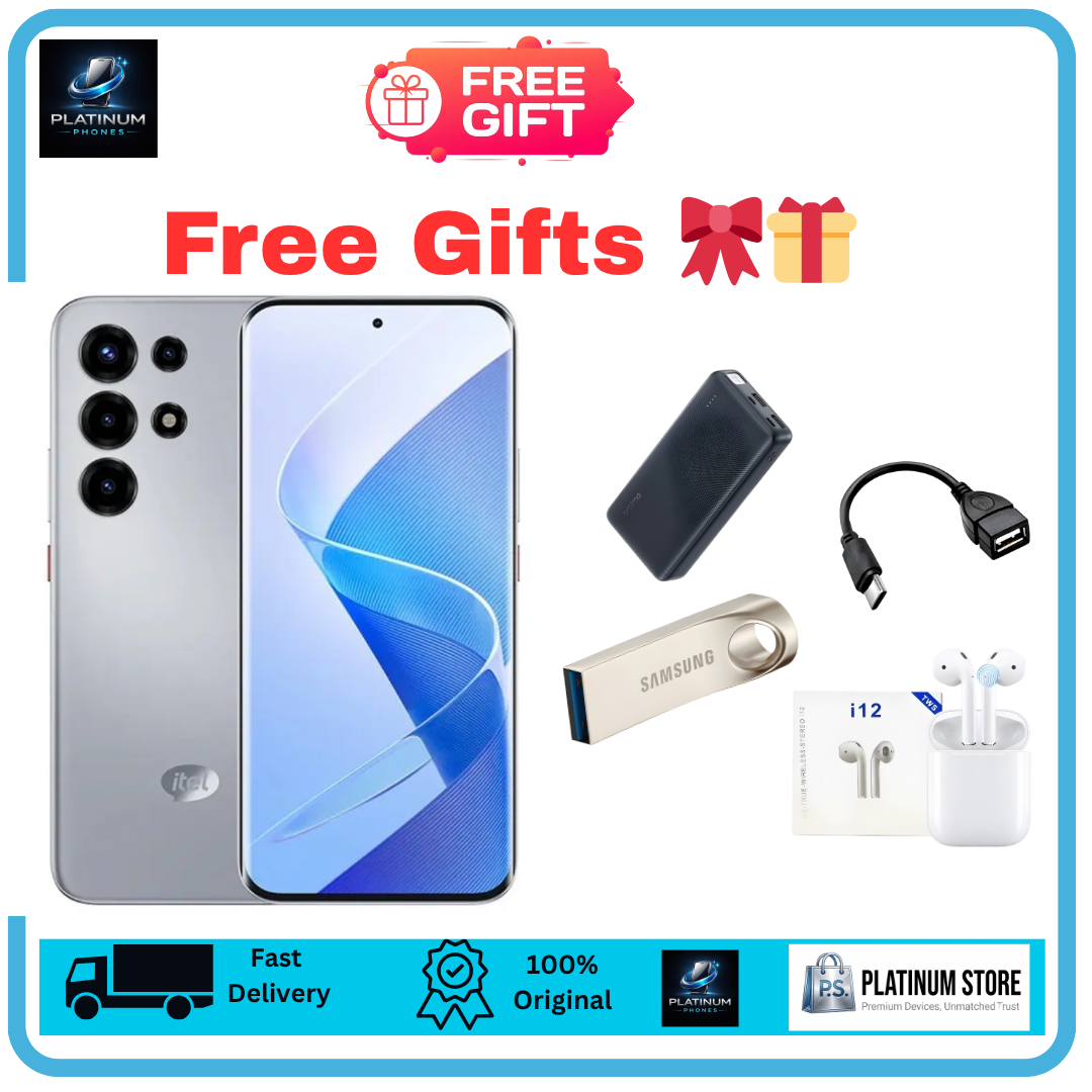 [Anniversary Deal] itel S26 Ultra 256GB+16(8+8)GB Curved 6.8" 144Hz AMOLED Display 50MP Camera Massive 6000mAh Battery 18W Fast Charging Under-Display Fingerprint itel Super 26 Ultra AI Smartphone