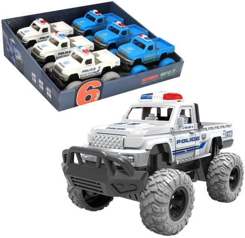 Toy Police Vehicles for Kids Truck with Big Wheel Police Car Toy Monster Truck Toys for kids