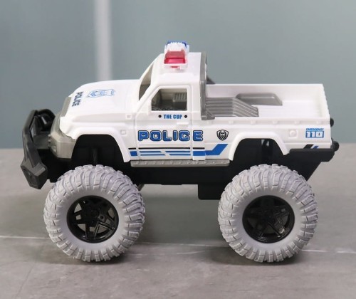 Toy Police Vehicles for Kids Truck with Big Wheel Police Car Toy Monster Truck Toys for kids