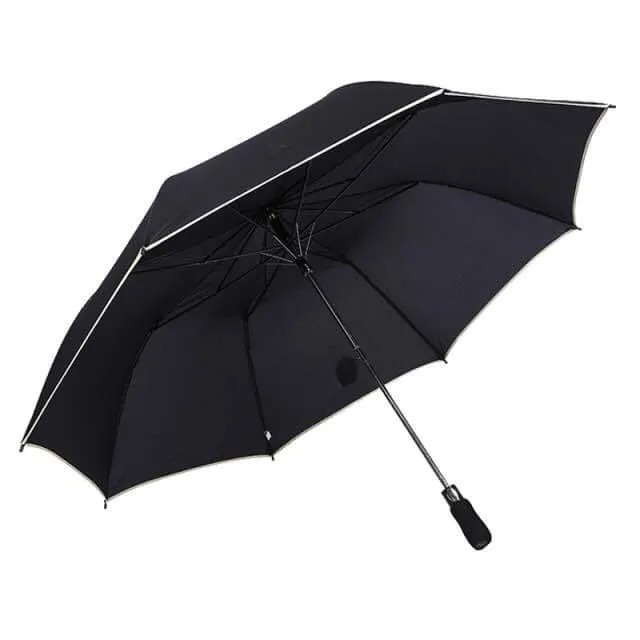 Large adult Umbrella With Carrying Strap Sponge umbrella Jumbo 2 Fold umbrella big size 120cm when fully open automatic open,manual close Plain
