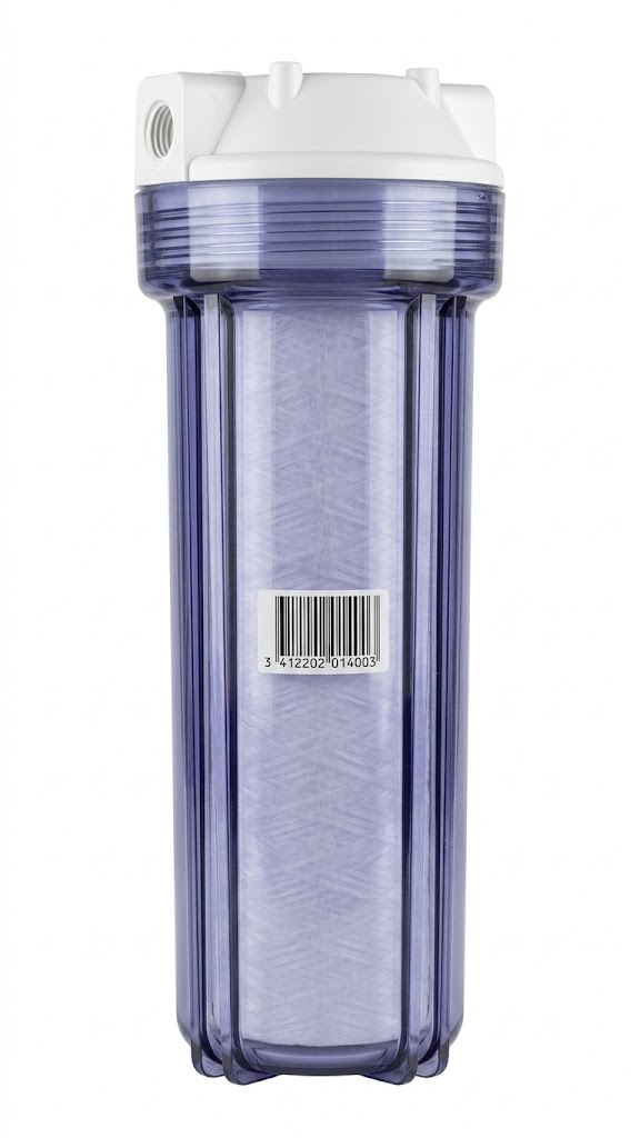 10-Inch Clear Universal Water Filter Housing