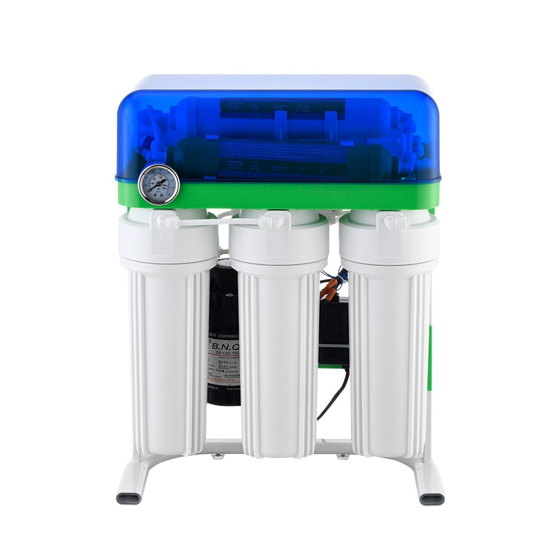 6-Stage Reverse Osmosis Under-Sink Water Filtration System - Complete Kit with Storage Tank & Designer Faucet