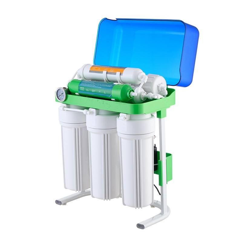 6-Stage Reverse Osmosis Under-Sink Water Filtration System - Complete Kit with Storage Tank & Designer Faucet