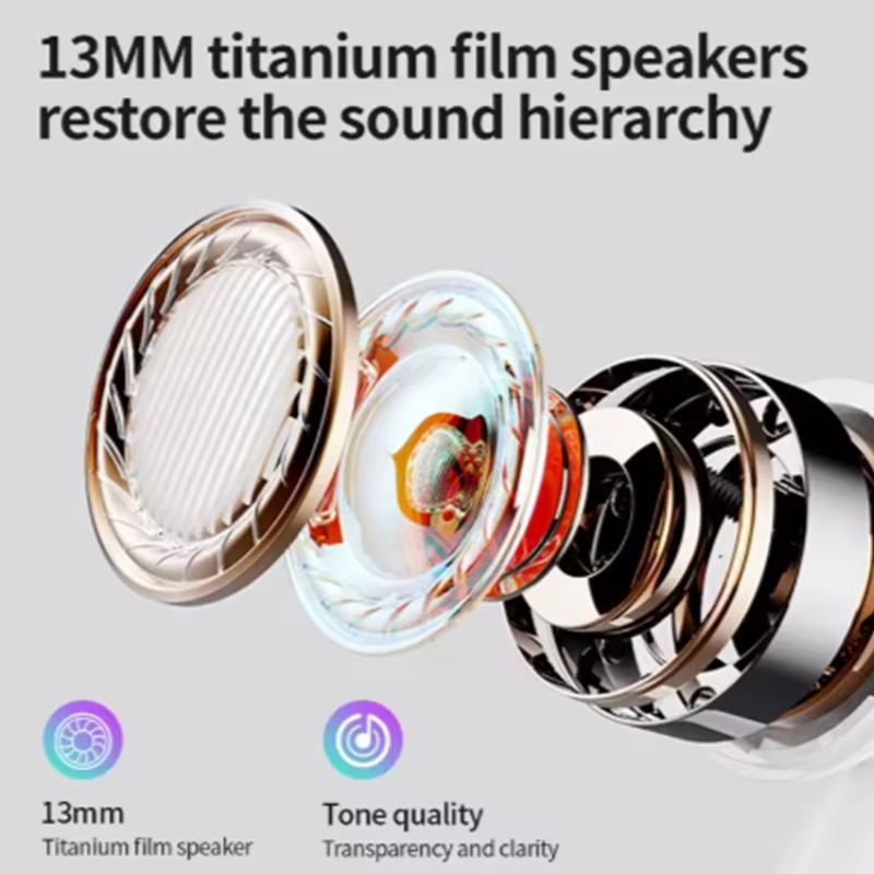SK26 Bluetooth 5.4 Wireless Earphones Small Earbuds Sleeping Sport Invisible Headphones Bass Sound Quality Headset Sliding Cover