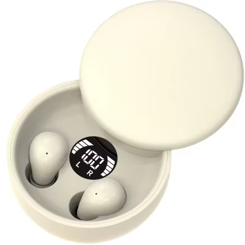 SK26 Bluetooth 5.4 Wireless Earphones Small Earbuds Sleeping Sport Invisible Headphones Bass Sound Quality Headset Sliding Cover
