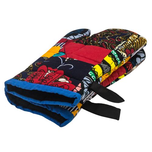 oven mittens african kitenge material& pot holder