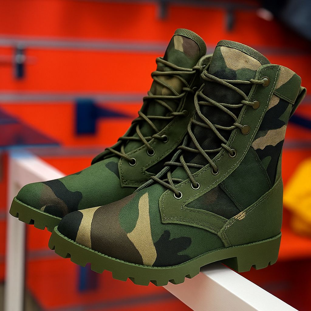 ✨Special Offer✨High Quality🔥🔥  Heavy-Duty Tactical Combat Boots – Rugged, Durable & All-Terrain Performance Siwar boot  🔥🔥 Desert Military combat leather boots💥💥