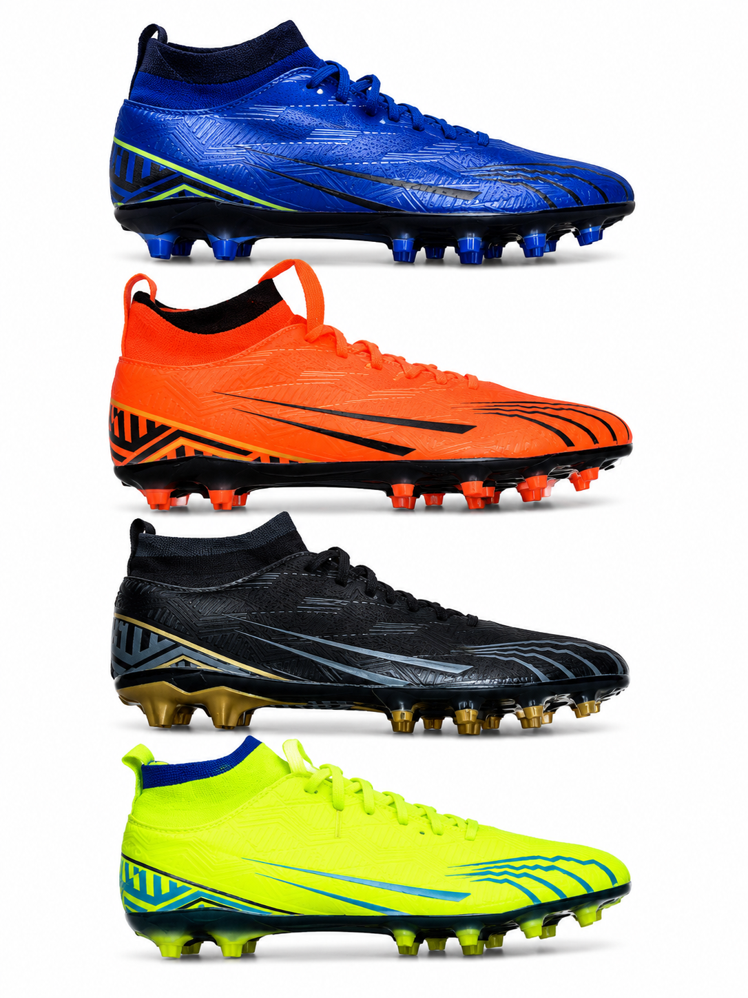 ⚽ High Ankle Football Boots / Soccer Cleats 🔥👟 Take your football performance to the next level with these stylish High Ankle Football Boots ⚡ Built for speed, grip, comfort & confidence on the p