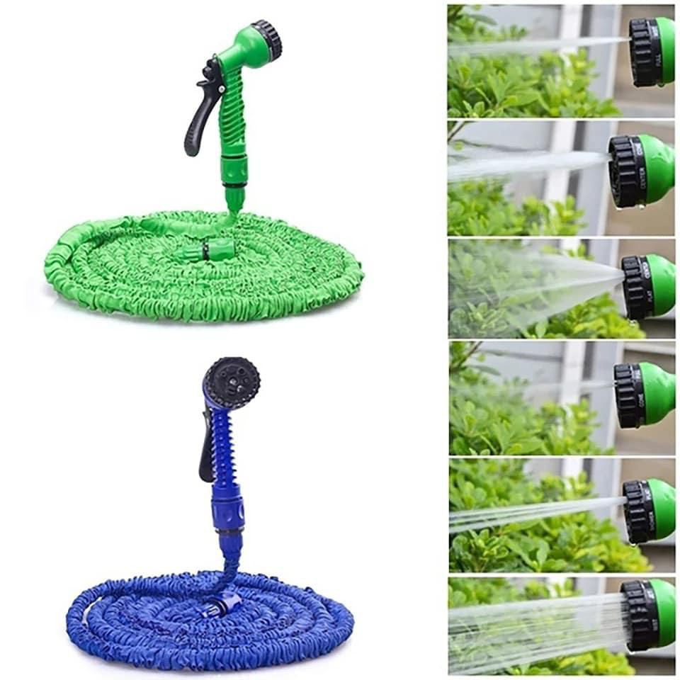 🌿 Magic Expandable Hose Pipe With Spray Gun 🌿Make watering and cleaning easier with this Magic Expandable Hose Pipe 💦✨Lightweight, flexible and designed with 7 spray patterns for all your outdoo