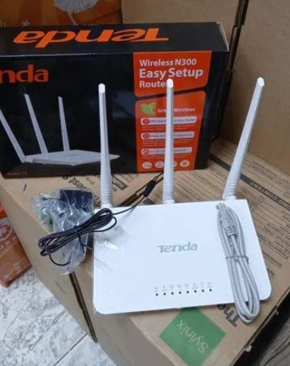 ORIGINAL BRAND NEW EDITION TENDA F3 N300 300Mbps Wireless WIFI Router .Tenda Tenda-F3 WiFi Router Wireless Easy Setup High-Speed Internet Coverage with Three External Antennas Reliable Home
