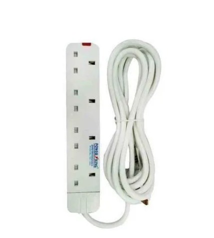 Power King 4 Way Extension Socket And A Free Tv Guard Protector
