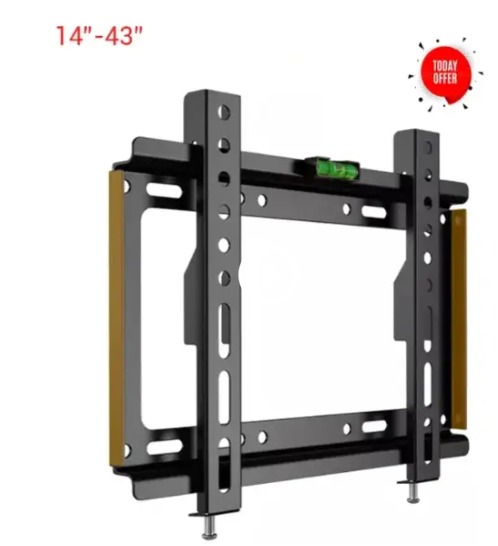 [Special Offer] TV Wall Mount TV Stand 14″-43″ Plasma wall bracket Steel Material Fixed Solid Wall mount suitable for 14 inch to 43 inch Tv