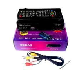 Sonar Free To Air Digital TV Decoder – Full HD 1080p Set Top Box | No Monthly Subscription | Free-To-Air Local & International Channels