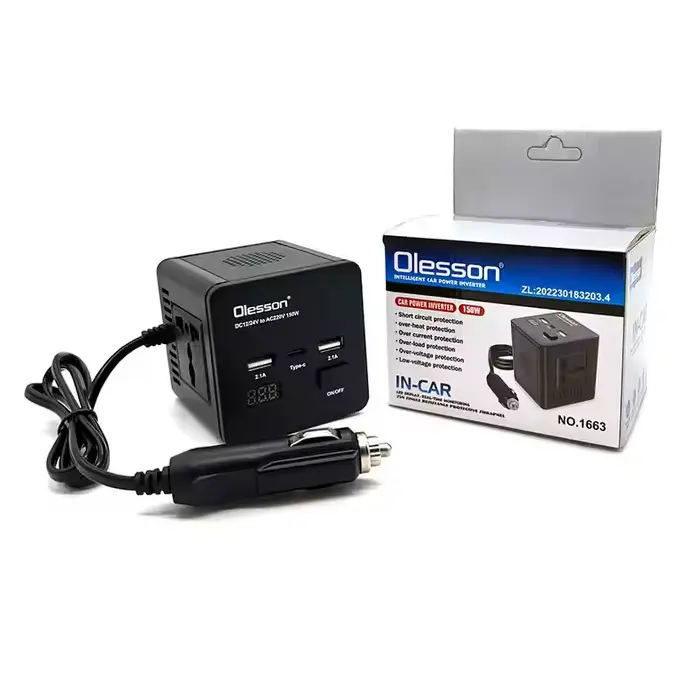 Olesson Car DC to AC Power inverter up to 150W