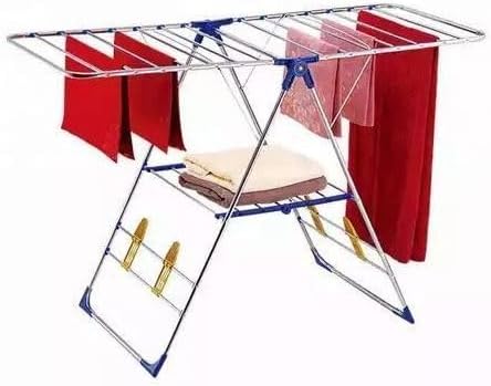 Drying rack, for clothes, Portable Collapsible Clothes Rack – Foldable Laundry Drying Stand, Portable and collapsible design for easy storage, Lightweight yet durable for daily use. comes assembled