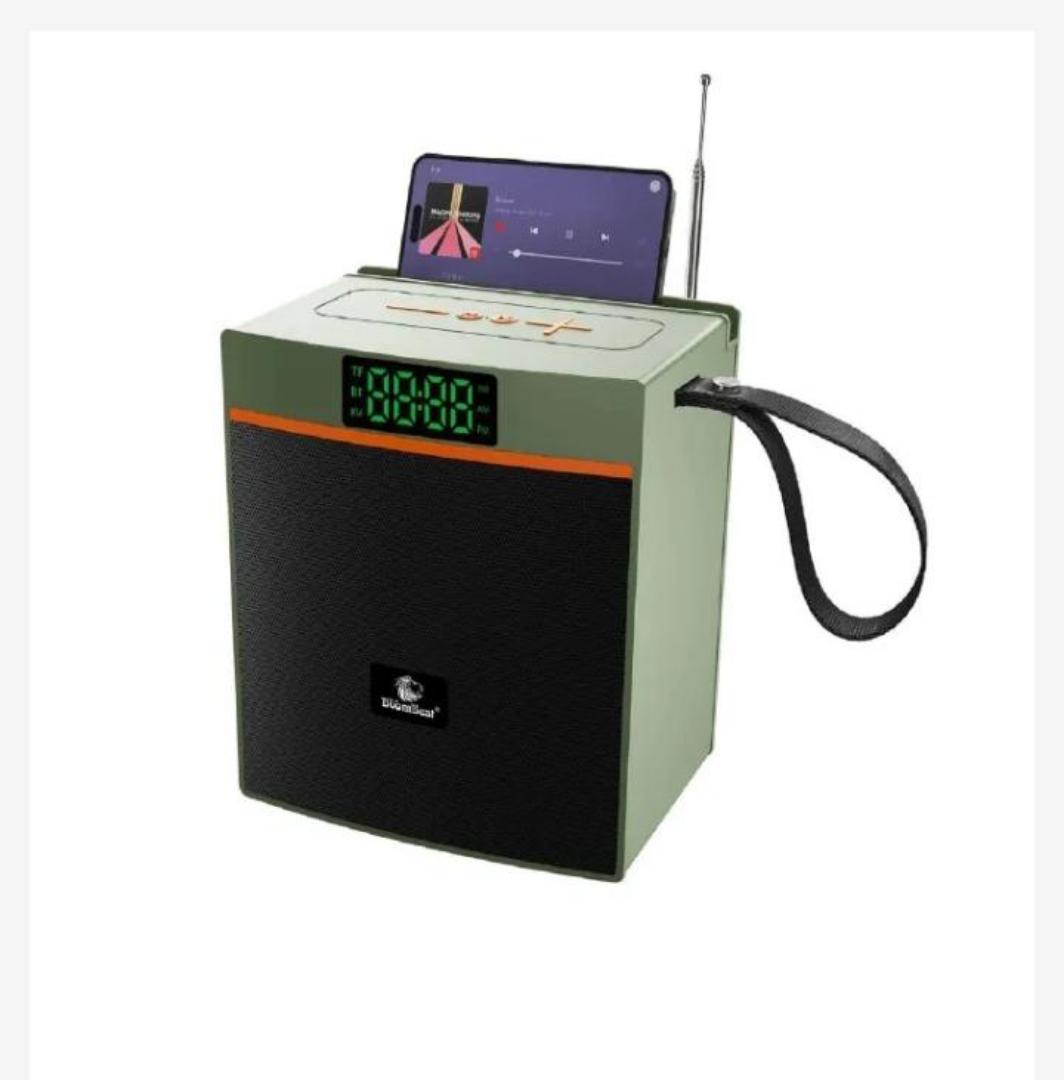 Boombest ln1036 portable Bluetooth tooth wireless speaker, FM Radio, Aux, USB card, with powerful bass speaker and a tweter