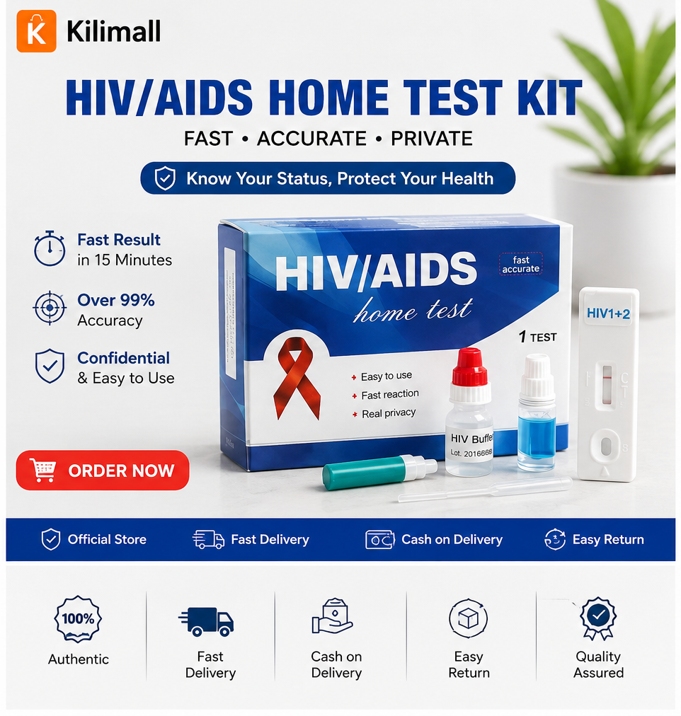 HIV 1/2 Rapid Home Self-Test Kit – 15 Minute Fast & Accurate Results | Over 99% Accuracy At-Home Blood Test Kit with Lancet, Buffer Solution & Alcohol Pad | Private & Confidential Self Screening Kit