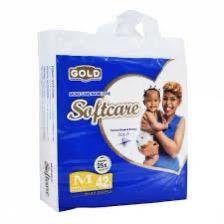 Softcare Gold Baby Diapers Size XL (15-25kg) Jumbo Pack - Ultra Absorbent Disposable Toddler Diapers with 3D Leak Guard & Breathable Cotton Soft Surface - Premium Overnight Protection Softcare Kenya .