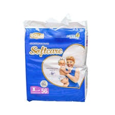 Softcare Gold Baby Diapers Size XL (15-25kg) Jumbo Pack - Ultra Absorbent Disposable Toddler Diapers with 3D Leak Guard & Breathable Cotton Soft Surface - Premium Overnight Protection Softcare Kenya .