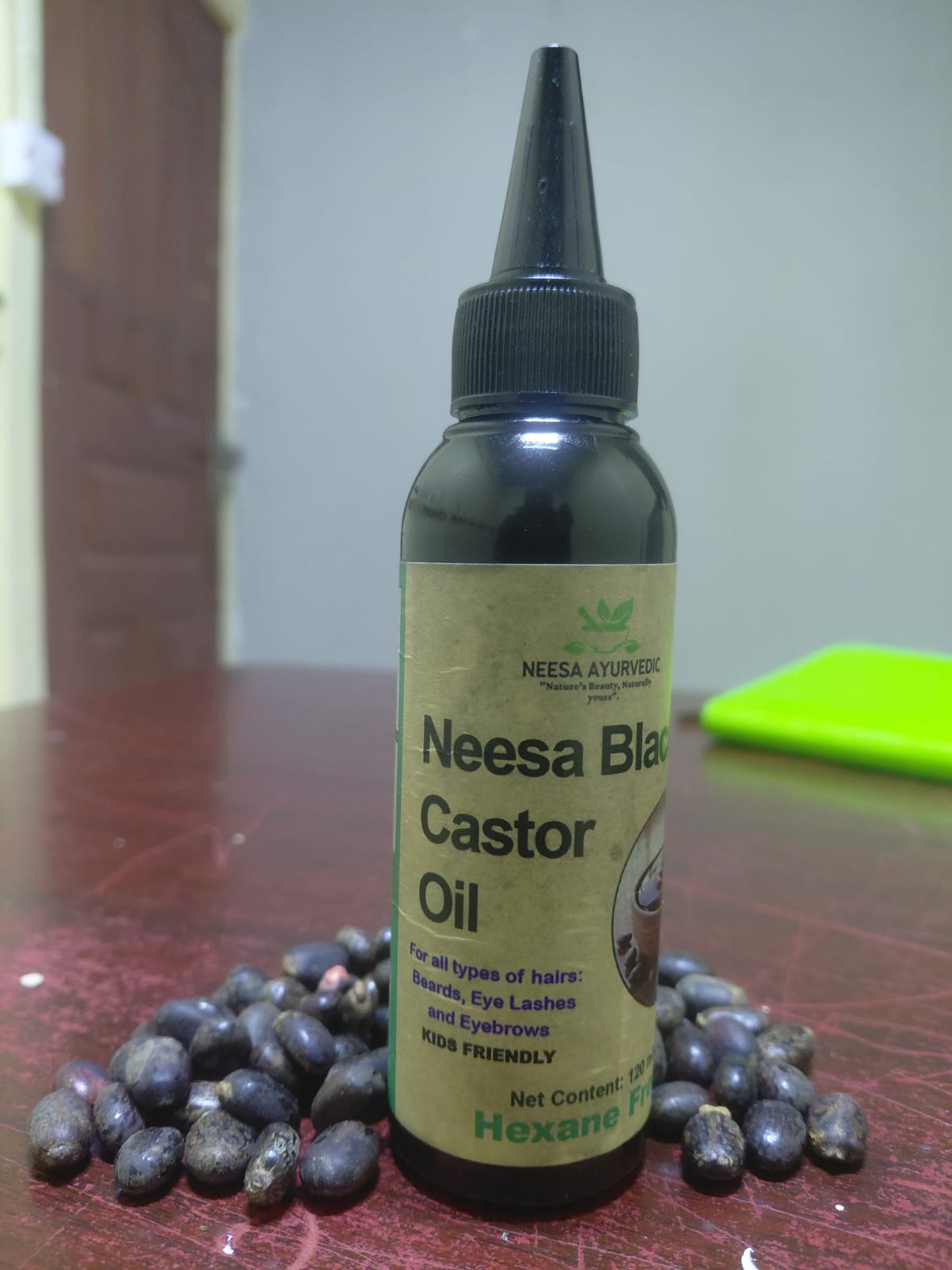 Neesa 100% PURE BLACK CASTOR OIL (JAMICAN)