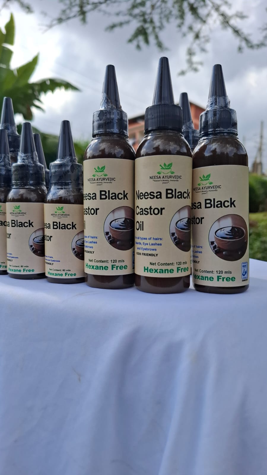 Neesa 100% PURE BLACK CASTOR OIL (JAMICAN)