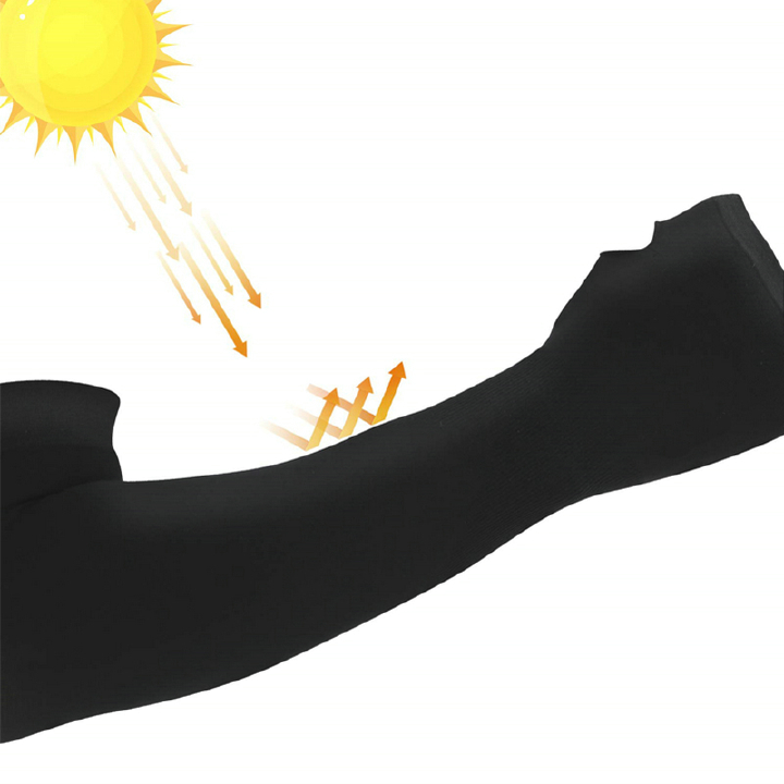 UV Sun Protection Arm Sleeves Cooling Sleeves For Outdoor Sports Basketball Warmers Cuffs Arm Covers Skin Care Gloves Arm Sleeves for Men & Women UV Protection Hand Sleeve with Thumb for Boys & Girls.