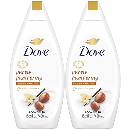Dove Shower Gel With 0%sulfate SLES (Original),known for its rich texture for skin moisturising,with moisture renew blend, 500ml MILD & PH-BALANCED BODY WASH for softer, smoother skin after one shower