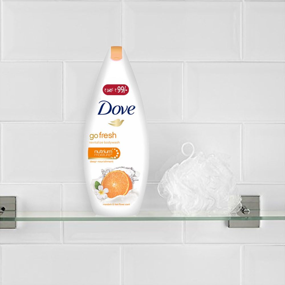 Dove Shower Gel With 0%sulfate SLES (Original),known for its rich texture for skin moisturising,with moisture renew blend, 500ml MILD & PH-BALANCED BODY WASH for softer, smoother skin after one shower