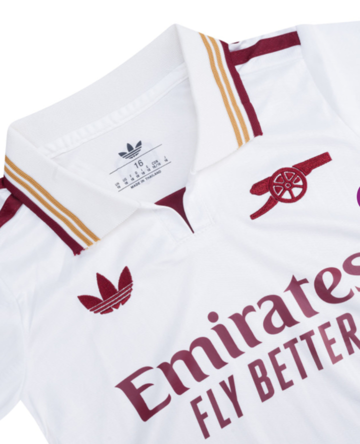 Arsenal 2025/2026 Home and Away Football Jersey – Men's Breathable Sports T-Shirt – Red & White Soccer Fan Shirt.