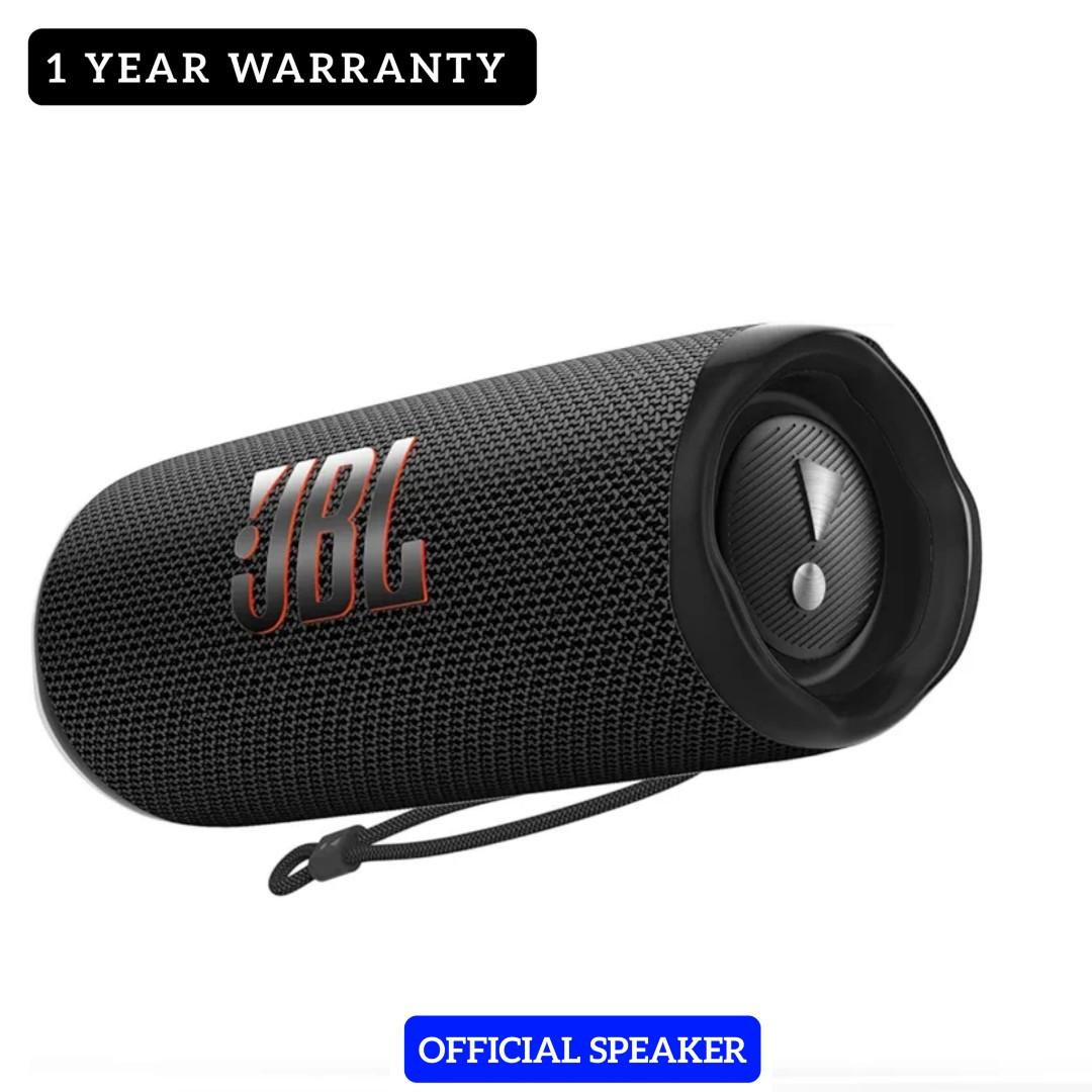 JBL Flip 6 Original Portable Bluetooth Speaker, powerful sound and deep bass, IPX7 waterproof, 12 hours of playtime, JBL PartyBoost for multiple speaker pairing for home, outdoor and travel