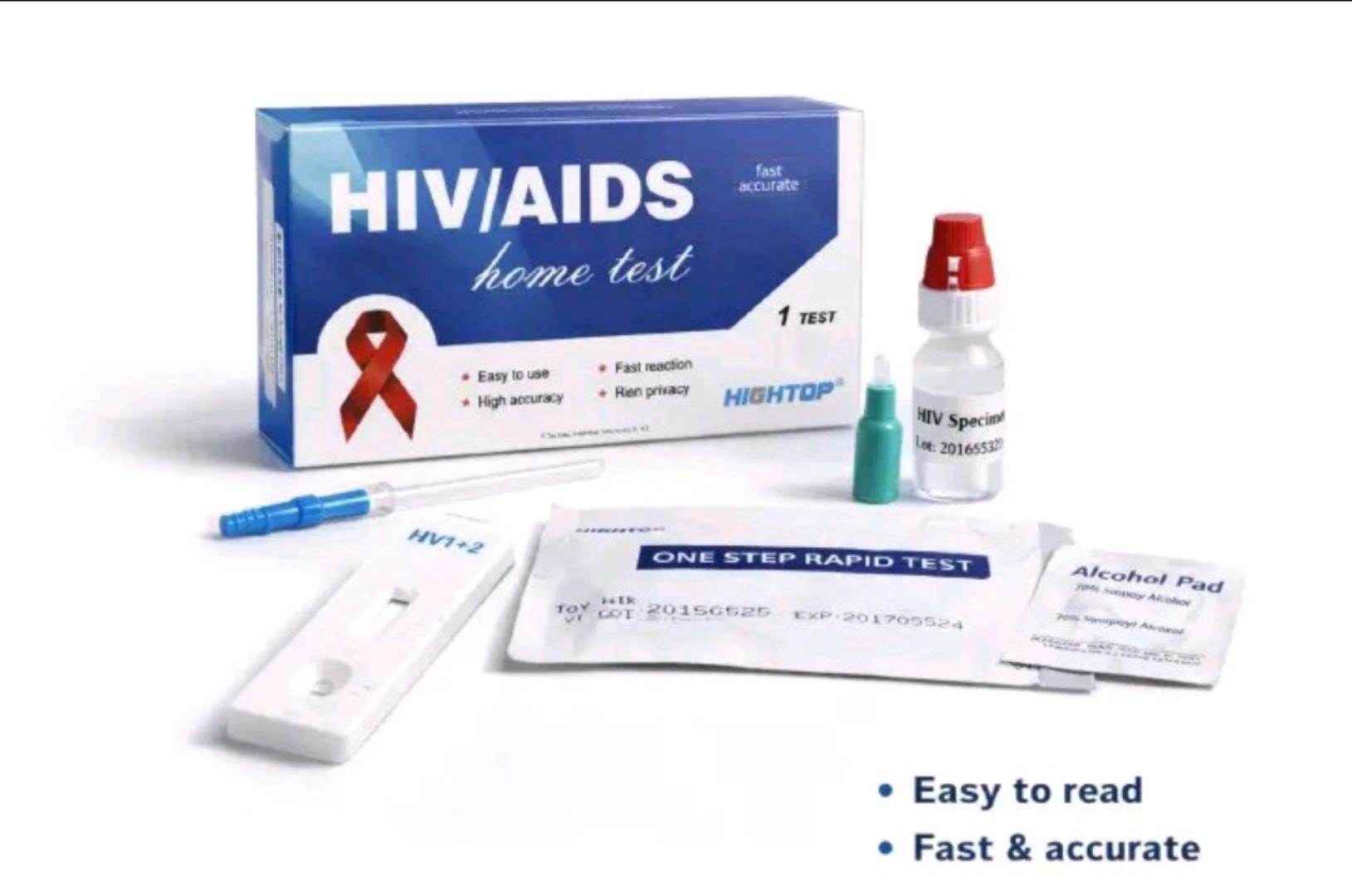 HIV&AIDS 1&2 - rapid self kits- private accurate and easy home testing