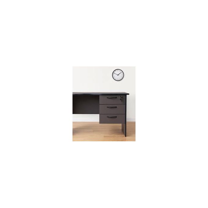 1M Office Desk with 3 Storage Drawers, Computer & Workstation Study Table, Durable Home Office Writing Desk with Spacious Top, Modern Compact Design for Laptop, Study, and Office Use