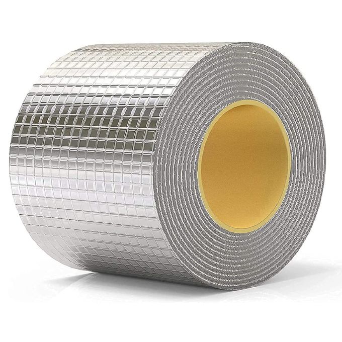 Leakage Repair Waterproof Duct Tape for Pipe & Roof Water Heavy Duty Leaks Solution Aluminum Foil Butyl Rubber Adhesive Sealing for Surface Cracks