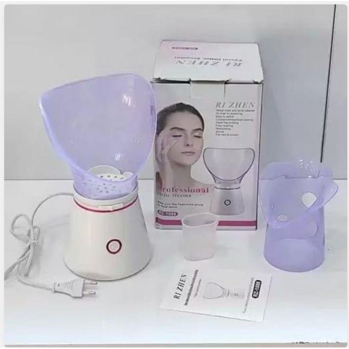 Facial Steamer Spa Thermal Sprayer Facial It has a face mask that helps direct the warm mist towards your face. The steam helps open your pores and soften dirt and debris for a more thorough clean.