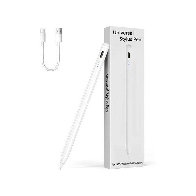 Stylus Pens for Touch Screens, Universal Fine Point iPad Pencil with Magnetic Adsorption Compatible with iPhone/iPad/Samsung/Android/Tablet & Other Touch Screens White