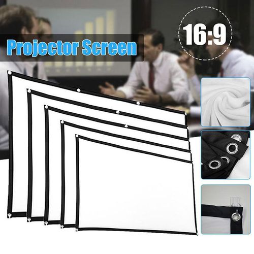 100 Inch Simple fabric Folding Projector Screen Portable