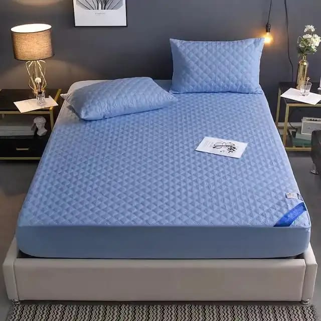 6*6 Mackintosh Waterproof Mattress Protector – Elastic Fitted Bed Cover with Smooth Wrinkle-Free Surface,  Durable & Hygienic Protection