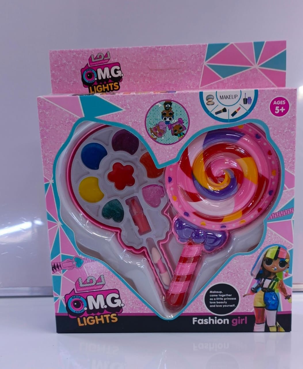 Candy Makeup Kit for Kids – Non-Toxic Childhood Fun & Fashion Play Set, Encourages creativity, fashion play and imagination, Perfect for pretend play and social development.
