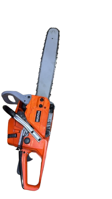 Honda 20-Inch Petrol Chainsaw - 58cc high-performance petrol engine for powerful cutting, Strong and durable chain for fast and smooth cutting, Easy pull-start system for quick ignition.